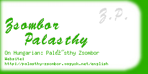 zsombor palasthy business card